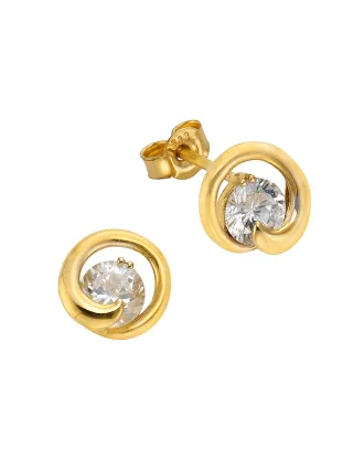 Fascination by Ellen K. Ohrstecker 585/- Gelbgold Zirkonia