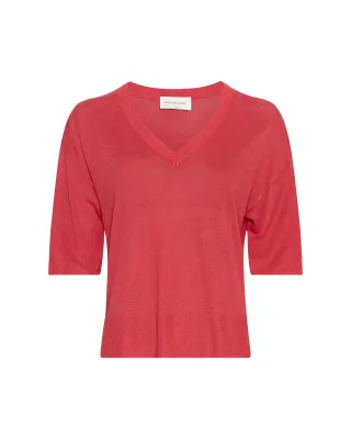 msch copenhagen - MSCHRini Kobra 2 4 V Pullover rose red - Gr. - M/L