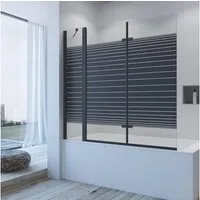 AQUABATOS Badewannenaufsatz Badewannenaufsatz eck schwarz 1 teilig 2 teilig 3 teilig