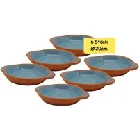 steinwohn Tapas-Schale Keramik Set Ø16 & Ø20 cm – 5 Farben, Mediterran, Spülmaschinengeeignet, Ofenfest, Mikrowellengeeignet