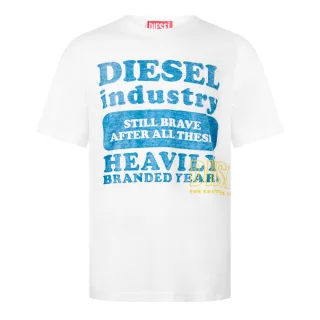 Diesel - "Still Brave" T-Shirt für Herren (Naturweiß)