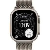 Watch Ultra 3, Smartwatch titan, 49 mm, Milanaise Armband Titan Natur L, Titangehäuse, Cellular