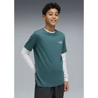 PUMA T-Shirt ESS 2 COLOR SMALL NO 1 LOGO TEE B mit Rundhalsausschnitt, Kurzarm, ohne Kapuze, mit gesticktem Logo