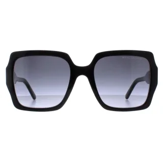 Marc Jacobs Cat Eye Womens Glänzend Schwarz Dunkelgrau Gradient MARC 731/S
