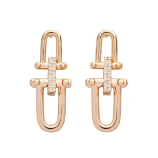 US Polo Assn Jewellery Lucille Gelbgold-Ohrringe