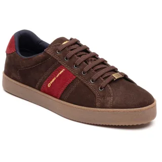 Base London Hopper Leder Herren Schnürschuhe in Braun