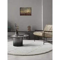 the carpet Teppich Bahar Shaggy, rund, Höhe: 30 mm, Shaggy eleganter Wohnzimmer Teppich Hochflor