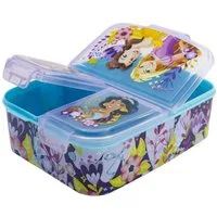 Stor Lunchbox Disney Princess Kinder Brotdose – Lunchbox mit 3 Fächern, (Lebensmittelaufbewahrungsdose, 1x Deckel, 1x Dose), Brotdose