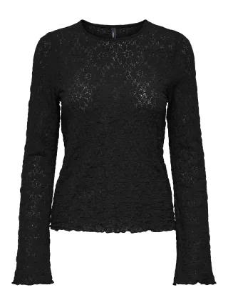 ONLY - ONLGIAVANNA L/S TOP JRS Black - Gr. - S