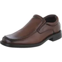 Coolwalk Herren Businessschuhe Elegant Slipper (87284646) Blockabsatz Business-Schuhe in Braun