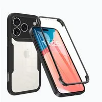Tec-Expert Handyhülle 360 Grad Hülle für Apple iPhone 17 Pro, Rundum Schutz Cover Case Hülle robust