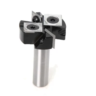 12mm 1/2 Inch Shank CNC Spoilboard Surfacing Router Bit 1-1/2" / 38.1mm Cutting Diameter Milling Cutter with Cemented Ca