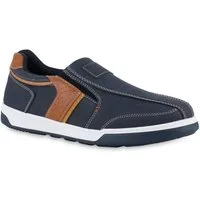 VAN HILL 840002 Slip-On Sneaker Herren Sneaker Slip Ons Slippers Bequeme Profil-Sohle