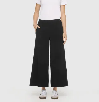 MAC - MAC JEANS - CORALIE, Floating crepe schwarz - Gr. - 38