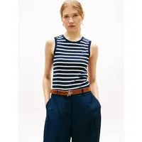 Tommy Hilfiger Funktionstop SLIM CODY C-NK TANK TOP mit gerippter Textur, Rundhals