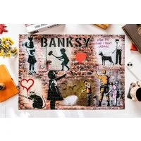 AvantgART Puzzle Banksy Puzzle, Banksy Kunstdruck, 1000 Teile Puzzle, 1000 Puzzleteile, 1000 Puzzleteile