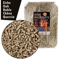 Flameup Holzpellets Buche Eiche Pellets 15 kg 30 kg Grill Smoker Pizzaofen Rauch BBQ Holz, 30 kg