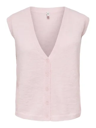ONLY - ONLHELGA LIFE SL BUTTON WAISCOAT KNT - Gr. - XS