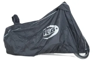 R&amp;G Deluxe Motorrad Outdoor Cover / Faltgarage / Abdeckplane XXL+ für große Tourenbikes &amp; Cruiser