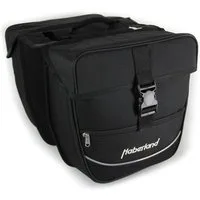 Haberland Fahrradtasche Haberland Doppeltasche Einsteiger schwarz 30x32x13cm - praktische Fahr