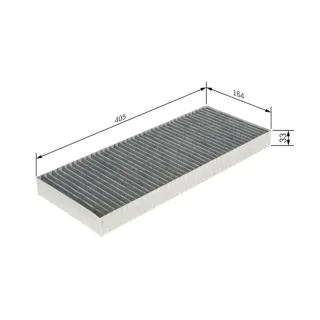 Bosch Aktivkohle-Innenraumfilter Citroen C8 Fiat Ulysse Lancia Peugeot 807