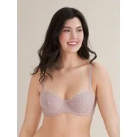 Conturelle Balconette-BH Mille Fleurs Dekorativer Außenträger ist elastisch und längenverstellbar