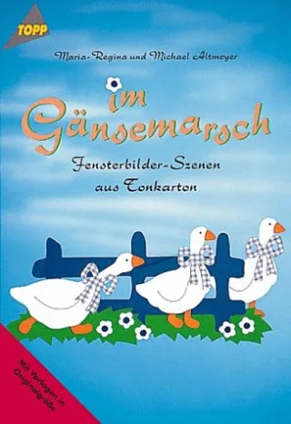 Im Gänsemarsch: Fensterbilder-Szenen
