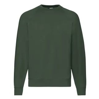 Fruit of the Loom - "Classic" Sweatshirt für Herren Raglanärmel (Flaschengrün)