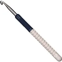 addi Häkelnadeln addiColour Wollhäkelnadel mit ergonomischem Griff, Häkelnadel mit Griff in verschiedenen Stärken, Wollhäkelnadel, Kunststoffgriff, drehbar, Aluminiumhaken eloxiert