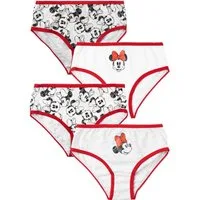 United Labels® Panty Disney Minnie Mouse Panty Unterhose Slip Unterwäsche (4er Pack)