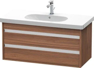 Duravit Ketho Waschtischunterbau wandhängend Nussbaum Matt 1000x455x480 mm - KT664807979 KT664807979
