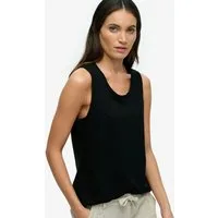 Superdry Tanktop SCOOP NECK TANK Baumwollmischung, regular fit