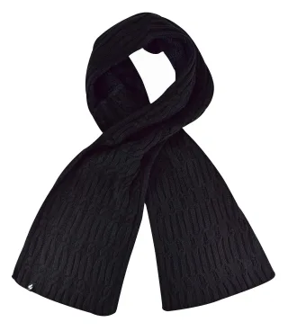Luxus-Fleece-Winterschal für Damen | Wärmehalter | Thermo-Modeschal für Damen, Schwarz