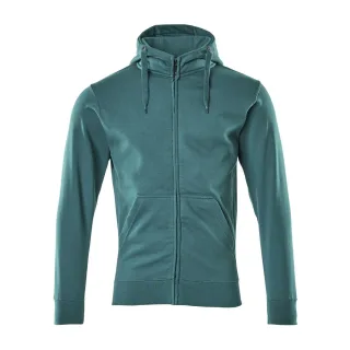 MASCOT Herren Gimont Kapuzensweatshirt mit Reißverschluss CROSSOVER Petroleum M - 51590-970-93-M