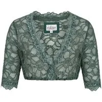 Nübler Dirndlbluse Dirndlbluse 3/4 Arm Laura in Grün von Nübler