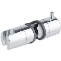 HAC24 Brausehalter Universal Duschkopfhalter Duschkopf Handbrause Halterung, Kunststoff Verchromt Verstellbar Ohne Bohren