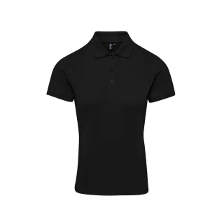 Premier - Poloshirt für Damen (Schwarz)