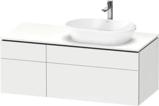 Duravit L-Cube Konsolenwaschtischunterbau wandhängend Weiß Matt 1220x550x482 mm - LC4874018180000 LC4874018180000