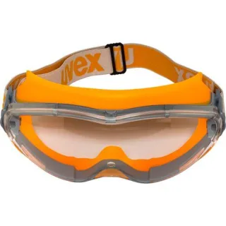 uvex Vollsichtbrille ultrasonic grau/orange
