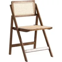 LIM HOME Klappstuhl TB000 (Packung, 1 St), Gestell aus Massiveholz FSC®, Sitzfläche aus Rattan