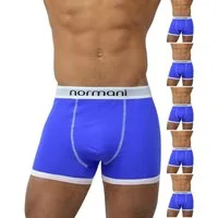normani Retro Boxer 6 Stück Retro Boxershorts aus Baumwolle Unterhose aus atmungsaktiver Baumwolle