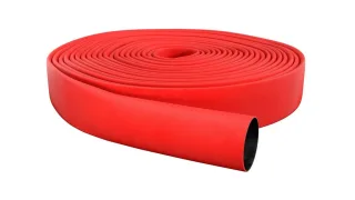 Feuerlöschschlauch | OSW Fire PU | 1" - D/25 mm | rot | mit oder ohne Kupplung | D-Storz | Außenbeschichtung | sehr leicht | flexibel | pflegeleicht