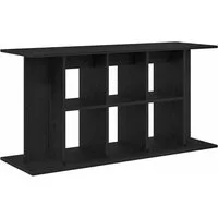 vidaXL Aquariumunterschrank Aquariumständer Schwarze Eiche 120 x 40 x 60 cm Holzwerkstoff
