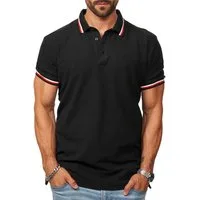 DAILY COTTON Poloshirt in Kurzarm als Polo T-Shirt aus 100% Baumwolle - Polo-Hemd für Herren Männer Polohemd im Regular-Fit in Piqué-Qualität