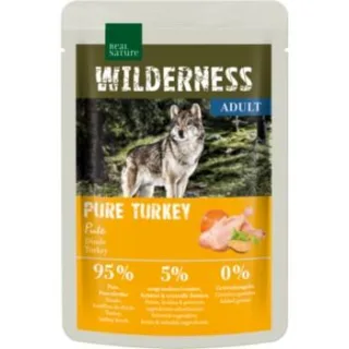 REAL NATURE WILDERNESS Nassfutter Hund, Adult, Pure Turkey 48x100 g