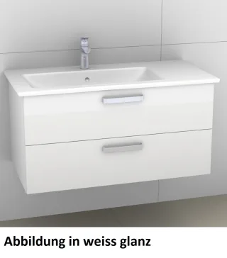 Artiqua 414 Waschtischunterschrank für Venticello 4134L1, 4134L3 Sangallo Grau quer, 414-WU2L-V108-7 414-WU2L-V108-7154-432