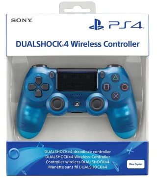 Sony PS4 DualShock 4 Wireless Controller [Crystal Edition] blau/transparent