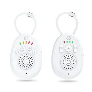 ABM01 2.4GHz Wireless Baby Monitor Audio Small Portable Babyphone Monitor Two-way Audio Function Intercom Rechargeable B