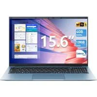 MENGHU 15,6 Zoll Laptop, 4GB RAM + 128GB ROM, Intel Celeron N4000, 7000mAh Notebook (Intel Celeron, 4 GB, 128 GB SSD, Gemini Lake Intel® Celeron® Processor N Series)
