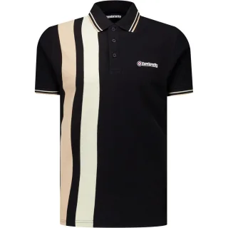 Lambretta - "Classic" Poloshirt für Herren, Logo (Schwarz/Nomade)